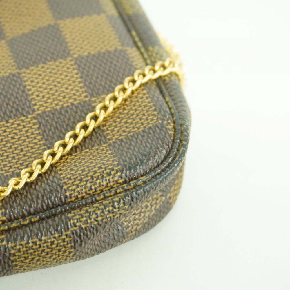 LOUIS VUITTON Brown Damier Pochette Pouch - Picture 7 of 8